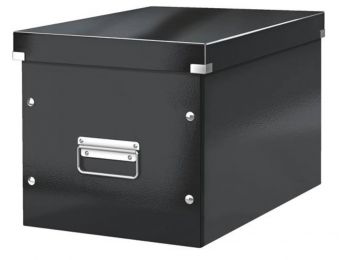 Tároló doboz, L méret, LEITZ Click&Store, fekete (E61080095)