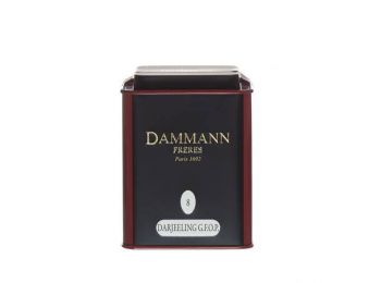 Fémdobozos fekete tea, 100 g, DAMMANN, Darjeeling No. 8 sz