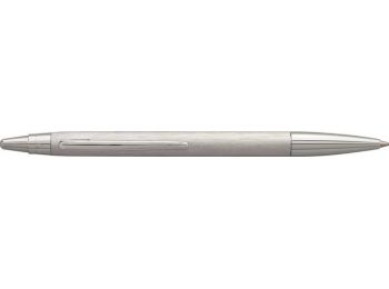 Golyóstoll, nyomógombos, ezüstszínű toll, krómszínű klip, VUARNET Sloop, kék (SV265421EZ)