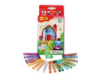Olajpasztell kréta COLOKIT Oil Pastel, 12 különböző sz�