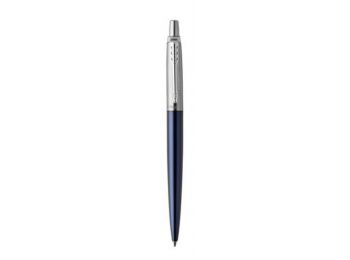 Golyóstoll, 0,7 mm, ezüst színű klip, royal kék tolltes