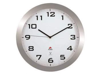 Falióra, rádióvezérlésű, 38 cm, ALBA Horissimo, ezüst