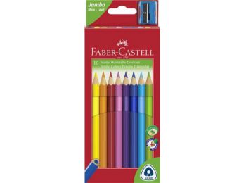 Színes ceruza készlet, háromszögletű, FABER-CASTELL Jum