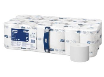 Toalettpapír, T7 rendszer, 1 rétegű, 13,1 cm átmérő, U