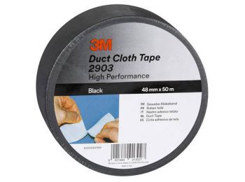 Ragasztószalag, vinyl, 48 mm x 50 m, 3M SCOTCH Duct, fekete