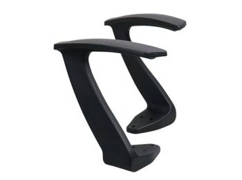 Karfa irodai székhez, fekete, MAYAH (BBSZVK01)