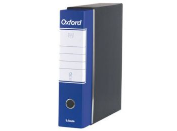 Tokos iratrendező, 80 mm, A4, karton, ESSELTE Oxford, kék (E390783050)