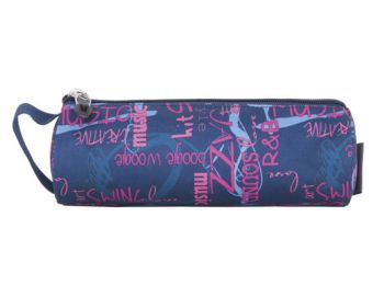 Tolltartó, cipzáras, PULSE Blast Blue Music, kék-rózsasz