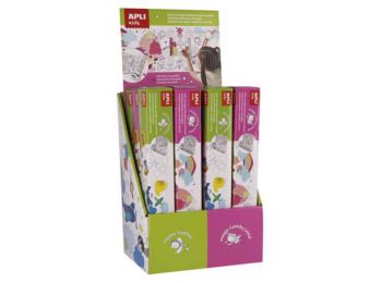 Színező tekercs display, öntapadó, APLI (LCA16605)