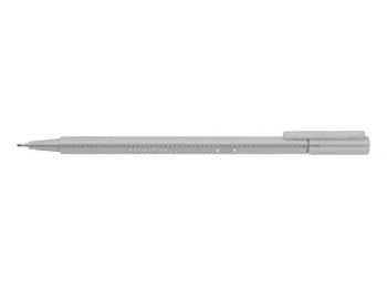 Tűfilc, 0,8 mm, STAEDTLER Triplus, világos szürke (TS3388