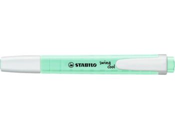 Szövegkiemelő, 1-4 mm, STABILO Swing Cool, pasztellmenta (