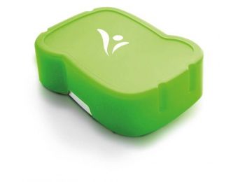 Uzsonnás doboz, higiénikus műanyagból, FREEWATER, zöld 