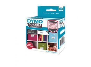 Etikett, tartós, LW nyomtatóhoz, 25x54 mm, 160 db etikett,