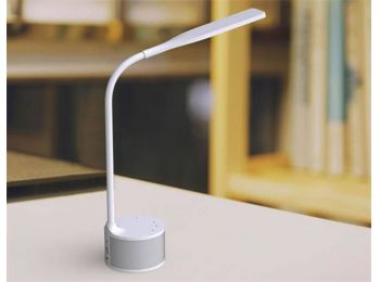 Asztali lámpa, LED, 3,5 W, ALBA Ledsound, fehér (VLEDSOUND