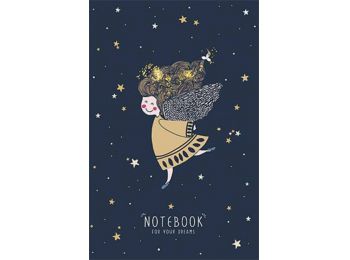 Jegyzetfüzet, sima, A6, 80 lap, keményfedeles, SHKOLYARYK 