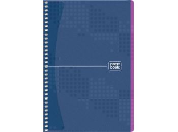 Spirálfüzet, A5, kockás, 80 lap, SHKOLYARYK Notebook, veg