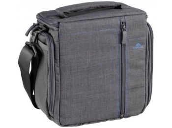 Válltáska, mini drónokhoz, RIVACASE Alpendorf 7553, szür