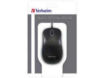Egér, vezetékes, optikai, normál méret, USB, VERBATIM Si