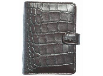 Kalendárium, gyűrűs, betétlapokkal, L, borjúbőr, SATUR