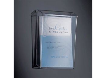 Prospektustartó, fali, A4, 1 rekeszes, kültéri, SIGEL (SL