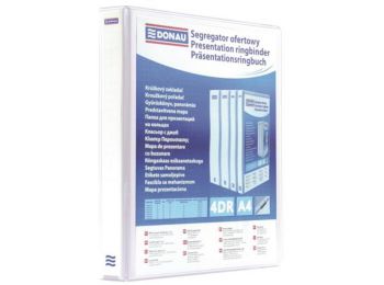 Gyűrűs könyv, panorámás, 4 gyűrű, D alakú, 44 mm, A4