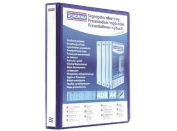 Gyűrűs könyv, panorámás, 4 gyűrű, D alakú, 100 mm, A