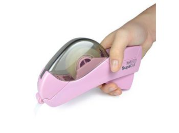 Ragasztószalag-adagoló, Rapesco „SupaCut”, rózsaszín