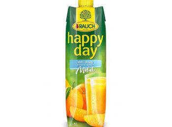 Gyümölcslé, 100 százalék , 1l, RAUCH Happy day, narancs