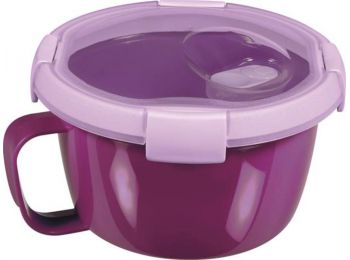 Ételtartó, 0,9l, CURVER, Smart to go, lila (KHMU156)