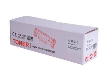 CF401X Lézertoner, TENDER®, cián, 2,3k (TOTE401X)