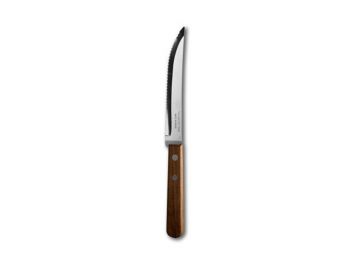 Kés, rozsdamentes acél, 20,5cm, 6db-os szett, fanyelű (KH