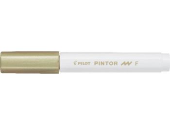 Dekormarker, 1 mm, PILOT Pintor F, arany (PDMPTFA)