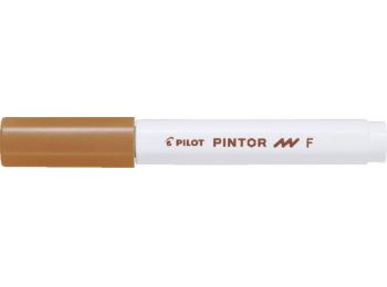 Dekormarker, 1 mm, PILOT Pintor F, barna (PDMPTFB)