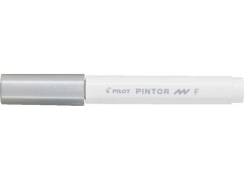 Dekormarker, 1 mm, PILOT Pintor F, ezüst (PDMPTFE)