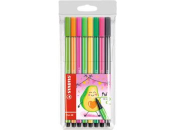 Rostirón készlet, 1 mm, STABILO Pen 68 Living Colors, Avok