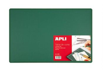 Vágólap, 450x300x3 mm, APLI, zöld (LCA13565)