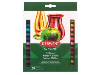 Olajpasztell kréta, DERWENT Academy, 24 különböző szín