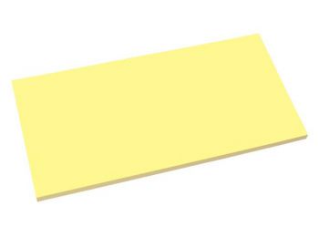 Öntapadó jegyzettömb, elektrosztatikus, 100x200 mm, 100 lap, SIGEL, sárga (SDMU133)