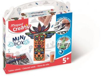 Homokkép készítő kreatív készségfejlesztő készlet, MAPED CREATIV, Mini Box, totem (IMAC907014)