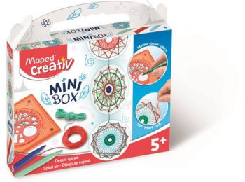 Mandala készítő kreatív készségfejlesztő készlet, MAPED CREATIV, Mini Box (IMAC907016)