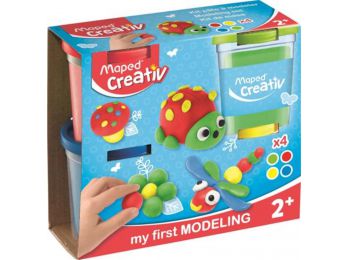 Gyurma készlet, 4×120 g, MAPED CREATIV, vegyes színek (IM
