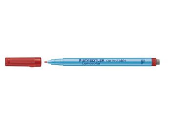 Alkoholmentes marker, OHP, 0,6 mm, STAEDTLER Lumocolor 305 F, piros (TS305F2)