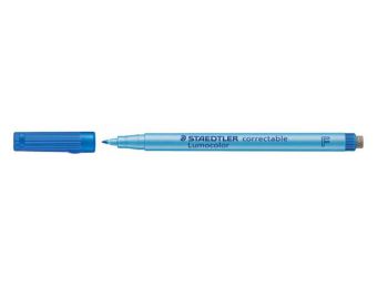 Alkoholmentes marker, OHP, 0,6 mm, STAEDTLER Lumocolor 305 F, kék (TS305F3)