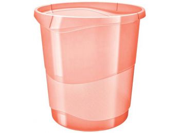 Papírkosár, 14 liter, ESSELTE Colour` Ice, áttetsző bara