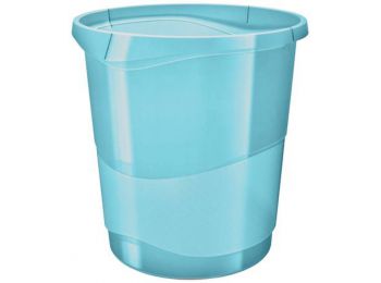 Papírkosár, 14 liter, ESSELTE Colour` Ice, áttetsző kék