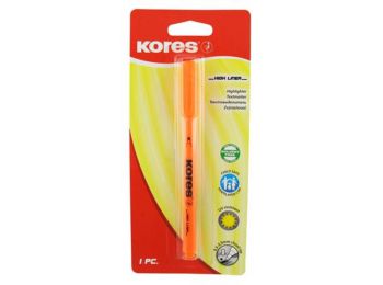 Szövegkiemelő, KORES, narancssárga (IK36214)