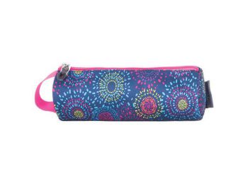 Tolltartó, cipzáras, PULSETeens Summer Firework, kék-róz