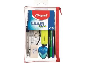 Iskolacsomag, 10 darabos, MAPED Exam Pack (IMA899704)