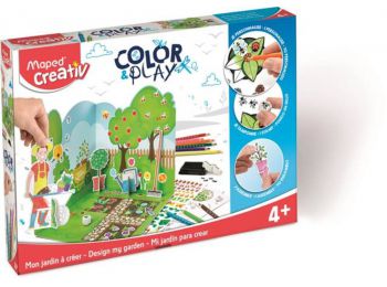 Kreatív készségfejlesztő készlet, MAPED CREATIV, Color and Play, kerttervező (IMAC907008)