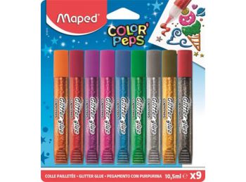 Csillámos ragasztó, MAPED Color`Peps, 9 különböző szín (IMA813010)